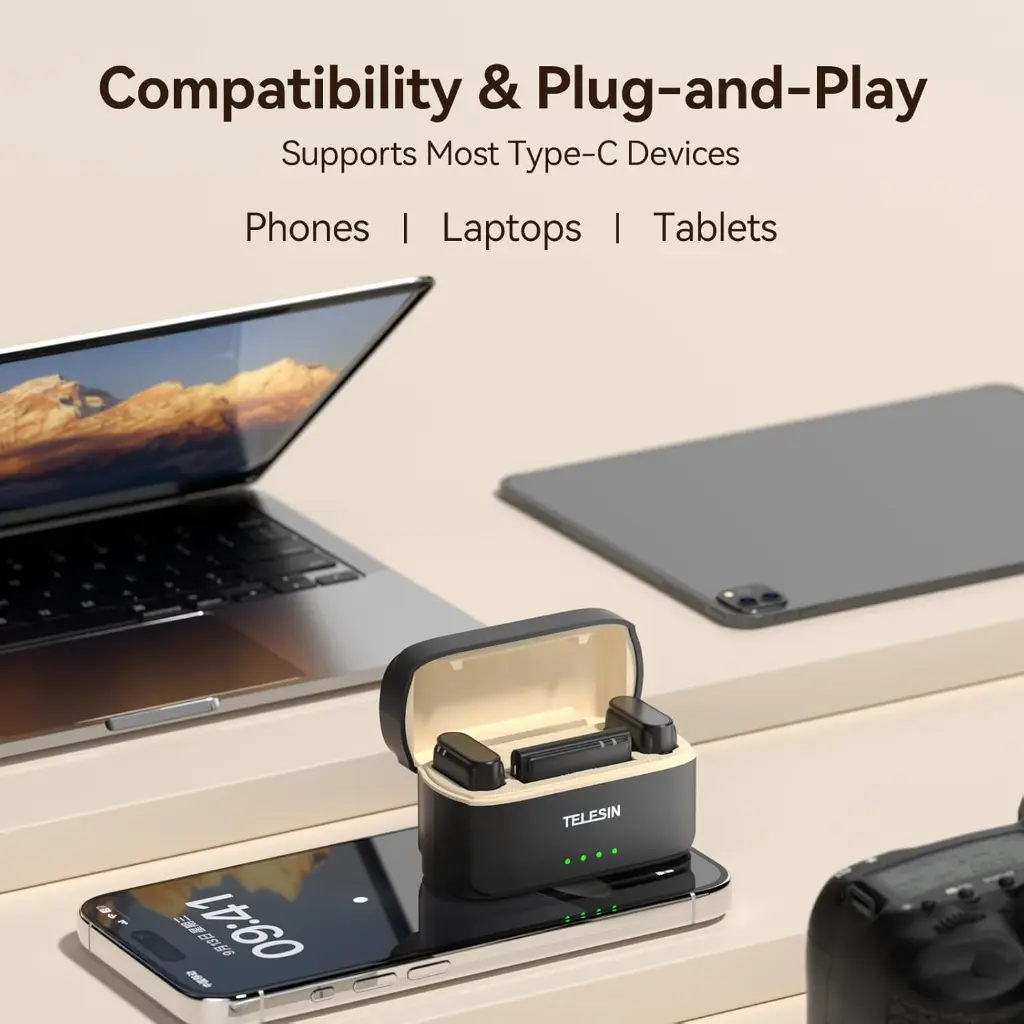 Telesin Wireless Lavalier Microphone - P5-MCP-01 | EStore